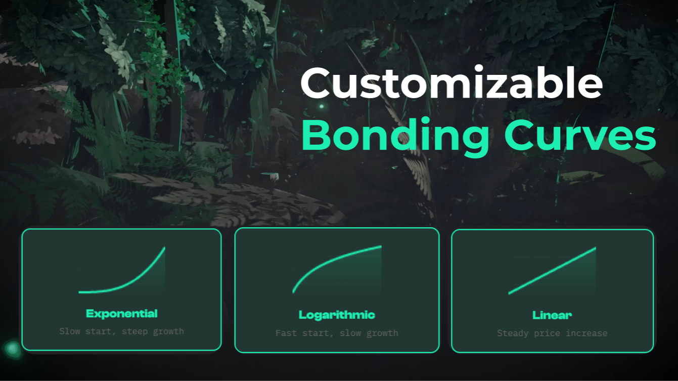 Customizable Bonding Curves Powered by Forest Protocol
